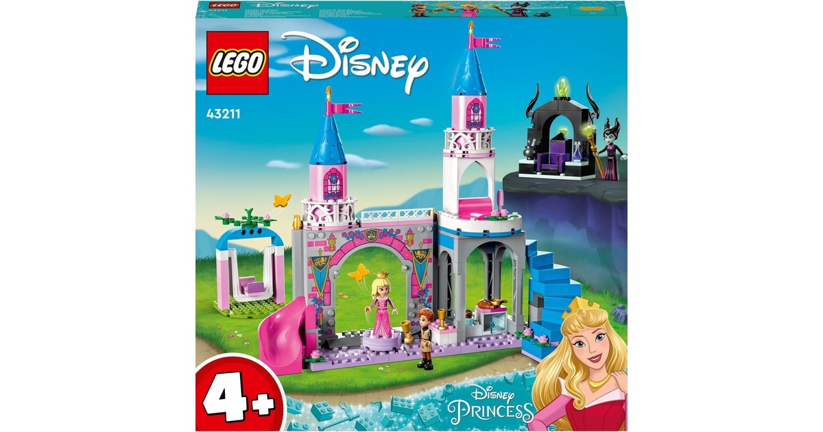 LEGO 43211 Disney Princess Auroras Schloss, Konstruktionsspielzeug