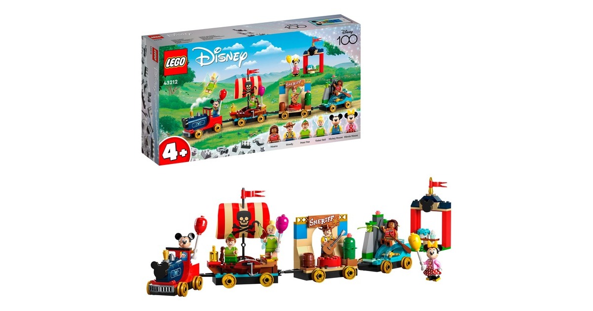 LEGO 43212 Disney Geburtstagszug, Konstruktionsspielzeug