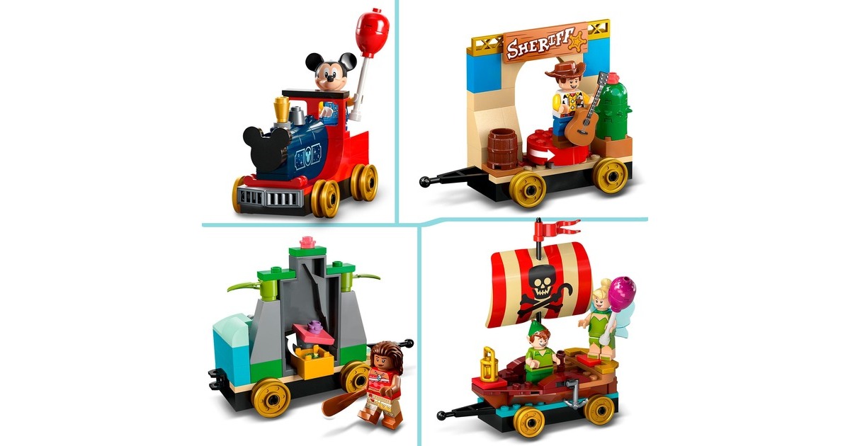 LEGO 43212 Disney Geburtstagszug, Konstruktionsspielzeug