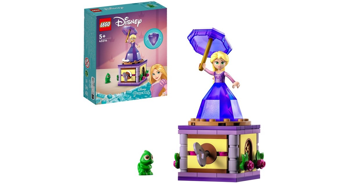 LEGO 43214 Disney Princess Rapunzel-Spieluhr, Konstruktionsspielzeug