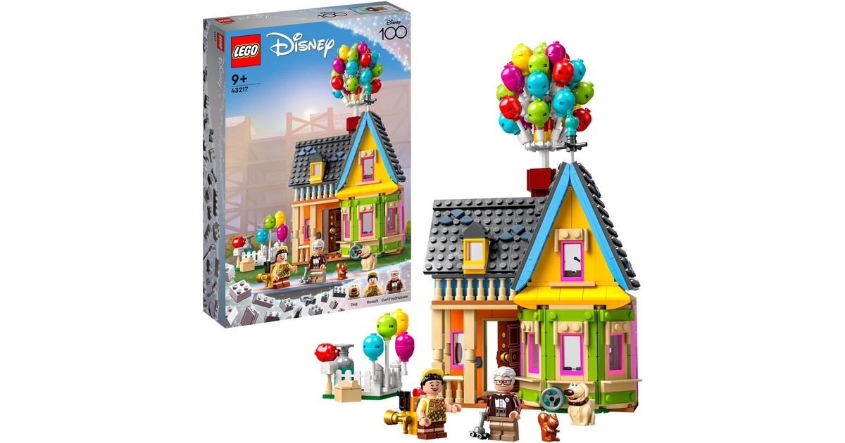 LEGO 43217 Disney Carls Haus aus "Oben", Konstruktionsspielzeug