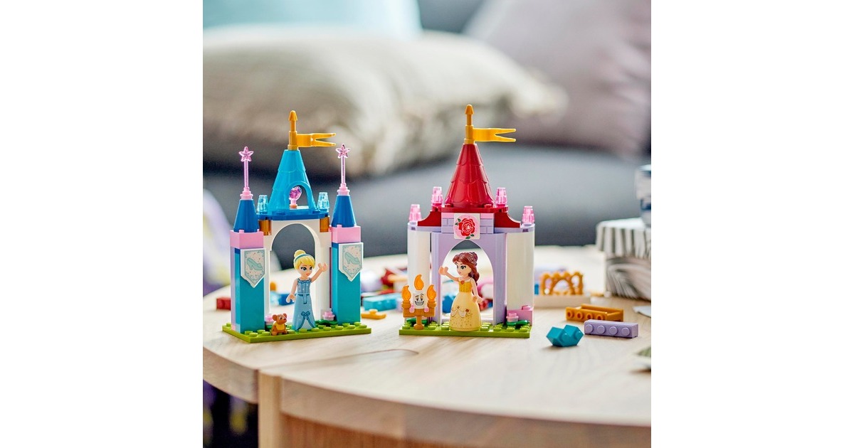 LEGO 43219 Disney Princess Kreative Schlösserbox, Konstruktionsspielzeug