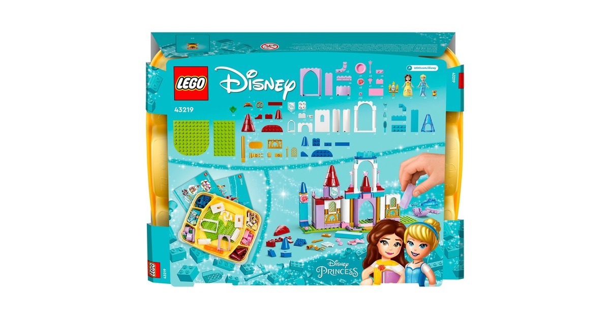LEGO 43219 Disney Princess Kreative Schlösserbox, Konstruktionsspielzeug