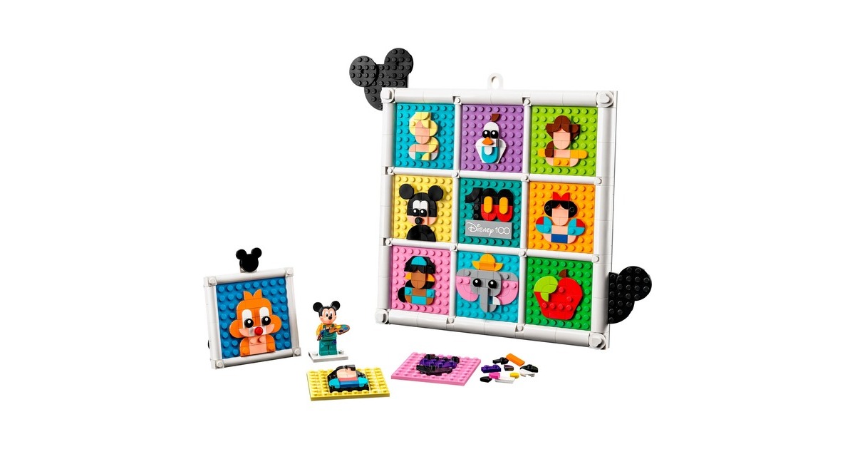 LEGO 43221 Disney 100 Jahre Disney Zeichentrickikonen, Konstruktionsspielzeug