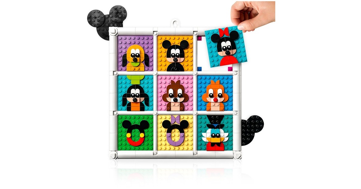 LEGO 43221 Disney 100 Jahre Disney Zeichentrickikonen, Konstruktionsspielzeug