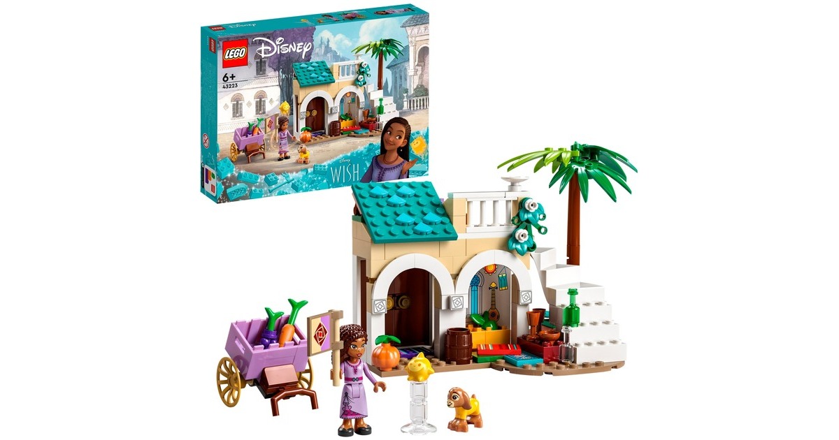 LEGO 43223 Disney Wish Asha in der Stadt Rosas, Konstruktionsspielzeug