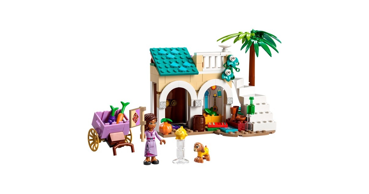 LEGO 43223 Disney Wish Asha in der Stadt Rosas, Konstruktionsspielzeug