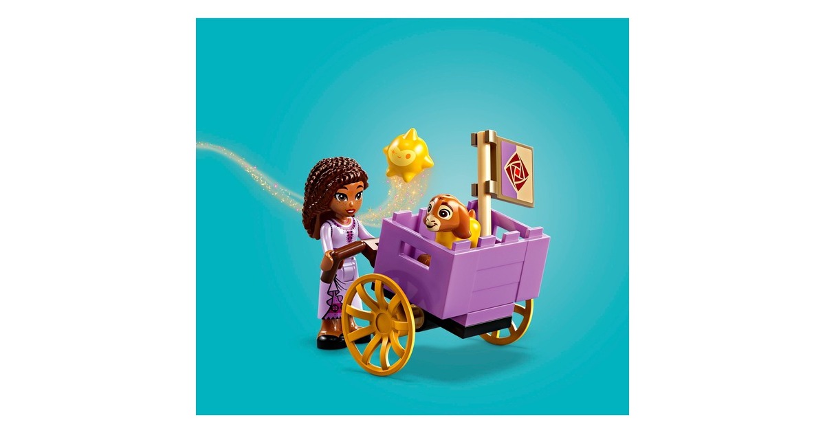 LEGO 43223 Disney Wish Asha in der Stadt Rosas, Konstruktionsspielzeug