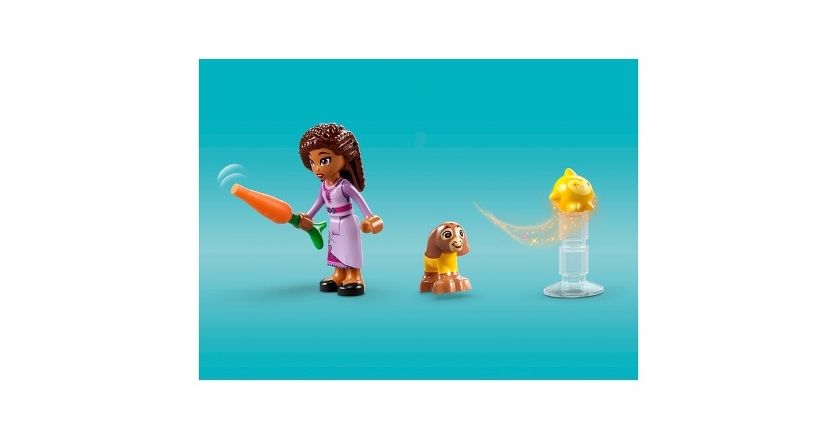 LEGO 43223 Disney Wish Asha in der Stadt Rosas, Konstruktionsspielzeug