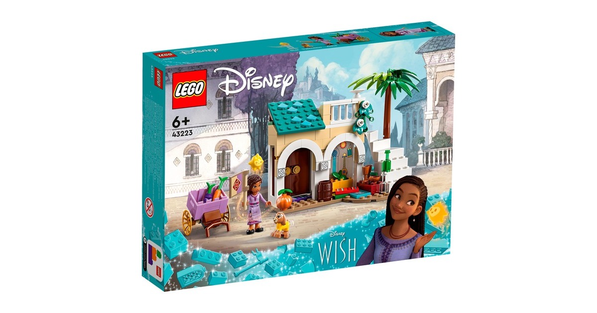 LEGO 43223 Disney Wish Asha in der Stadt Rosas, Konstruktionsspielzeug