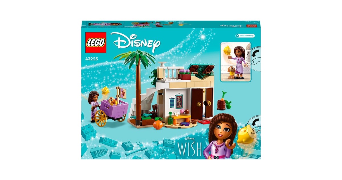 LEGO 43223 Disney Wish Asha in der Stadt Rosas, Konstruktionsspielzeug