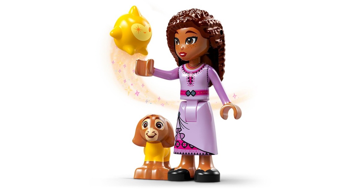 LEGO 43223 Disney Wish Asha in der Stadt Rosas, Konstruktionsspielzeug