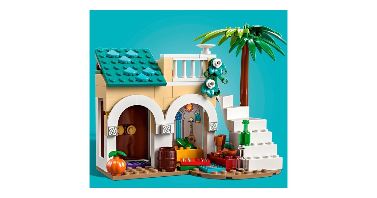 LEGO 43223 Disney Wish Asha in der Stadt Rosas, Konstruktionsspielzeug