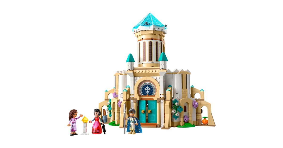 LEGO 43224 Disney Wish König Magnificos Schloss, Konstruktionsspielzeug