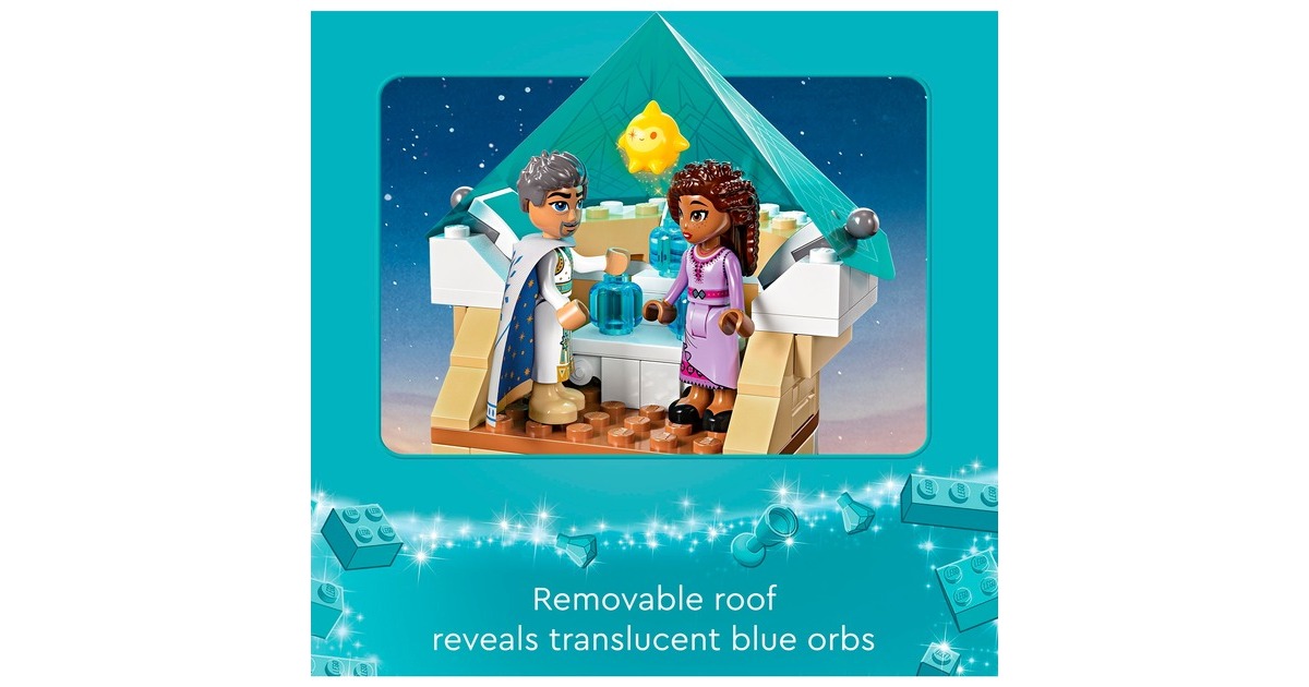 LEGO 43224 Disney Wish König Magnificos Schloss, Konstruktionsspielzeug