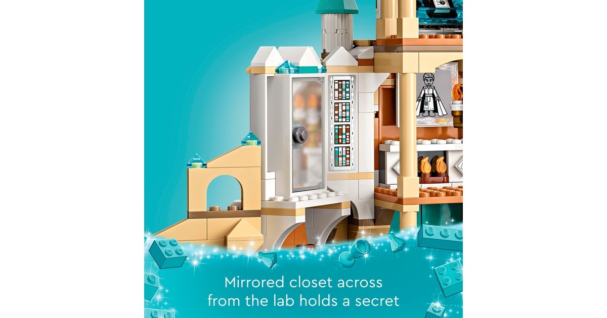 LEGO 43224 Disney Wish König Magnificos Schloss, Konstruktionsspielzeug