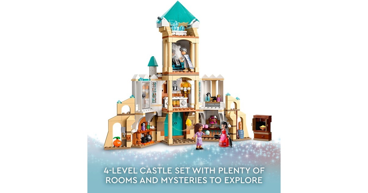 LEGO 43224 Disney Wish König Magnificos Schloss, Konstruktionsspielzeug