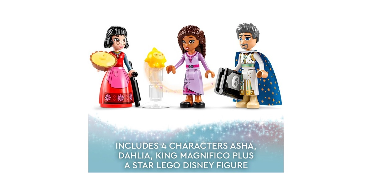 LEGO 43224 Disney Wish König Magnificos Schloss, Konstruktionsspielzeug