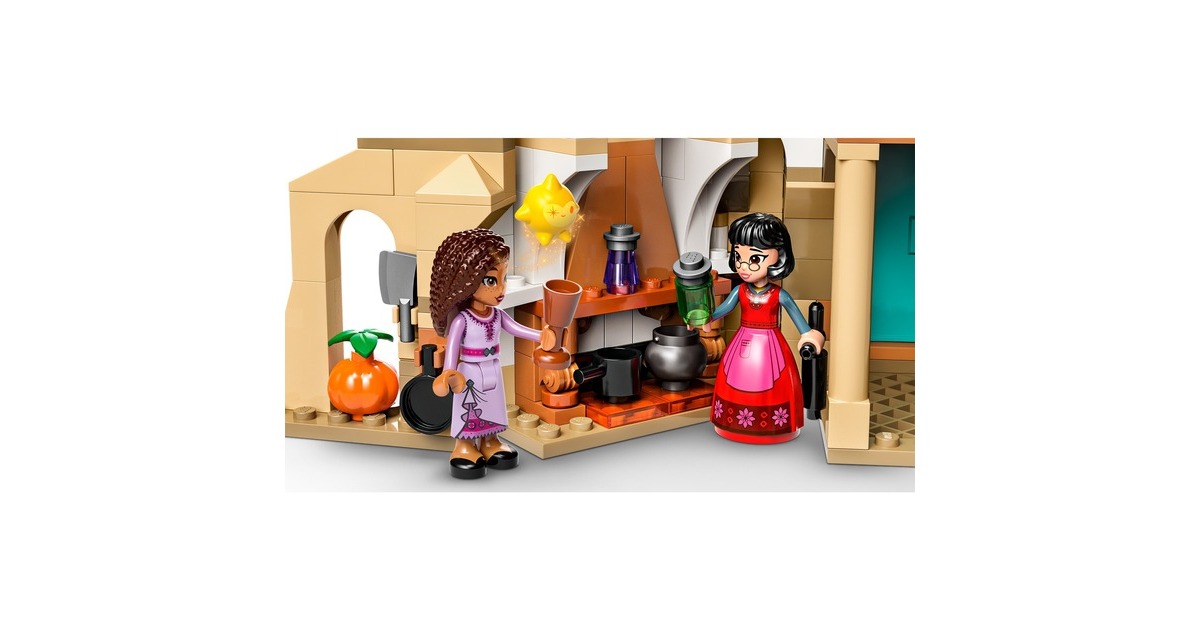 LEGO 43224 Disney Wish König Magnificos Schloss, Konstruktionsspielzeug