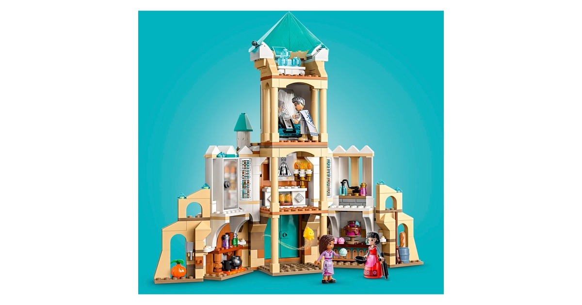 LEGO 43224 Disney Wish König Magnificos Schloss, Konstruktionsspielzeug