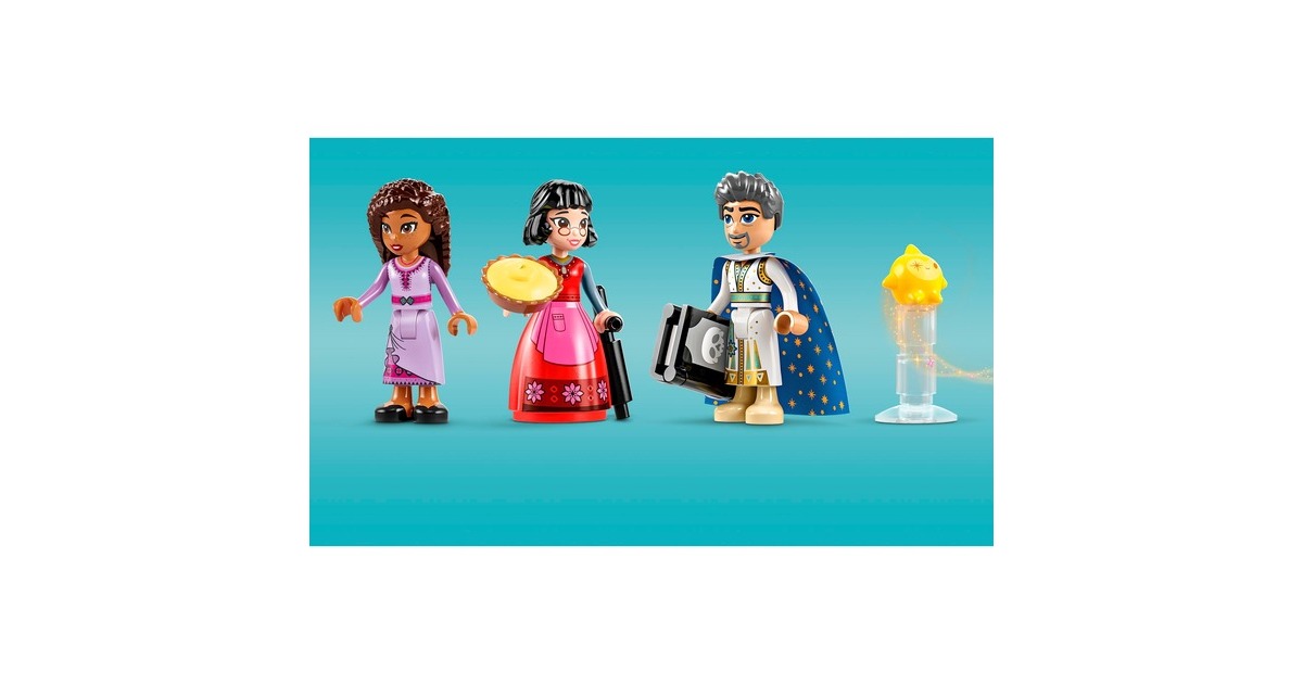 LEGO 43224 Disney Wish König Magnificos Schloss, Konstruktionsspielzeug