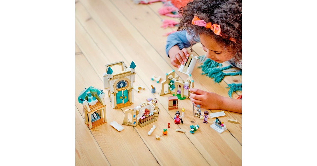 LEGO 43224 Disney Wish König Magnificos Schloss, Konstruktionsspielzeug