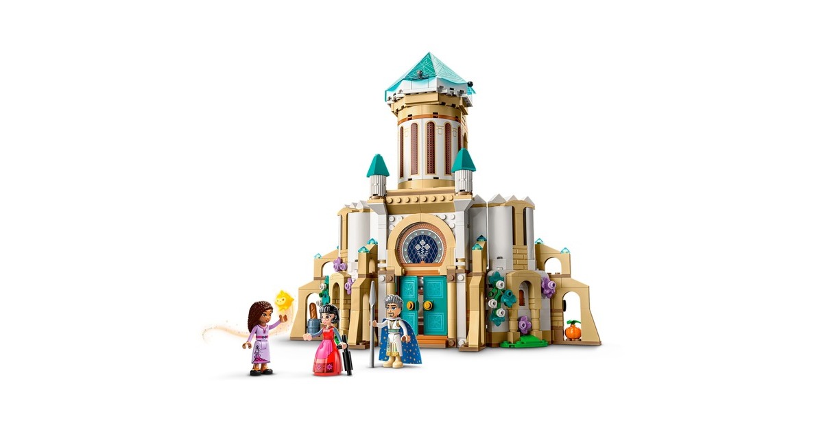 LEGO 43224 Disney Wish König Magnificos Schloss, Konstruktionsspielzeug