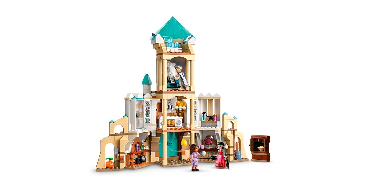 LEGO 43224 Disney Wish König Magnificos Schloss, Konstruktionsspielzeug