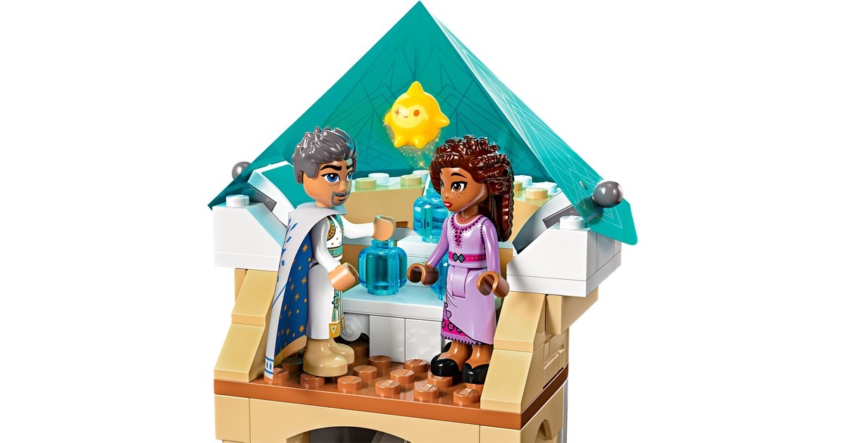 LEGO 43224 Disney Wish König Magnificos Schloss, Konstruktionsspielzeug