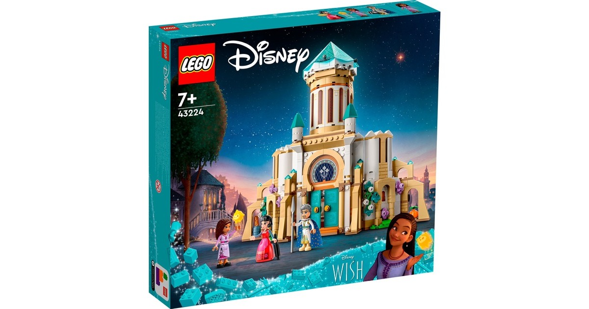 LEGO 43224 Disney Wish König Magnificos Schloss, Konstruktionsspielzeug