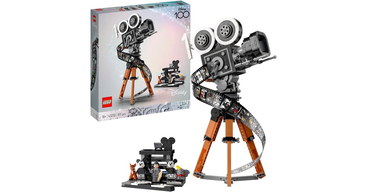 LEGO 43230 Disney Classic Kamera - Hommage an Walt Disney, Konstruktionsspielzeug