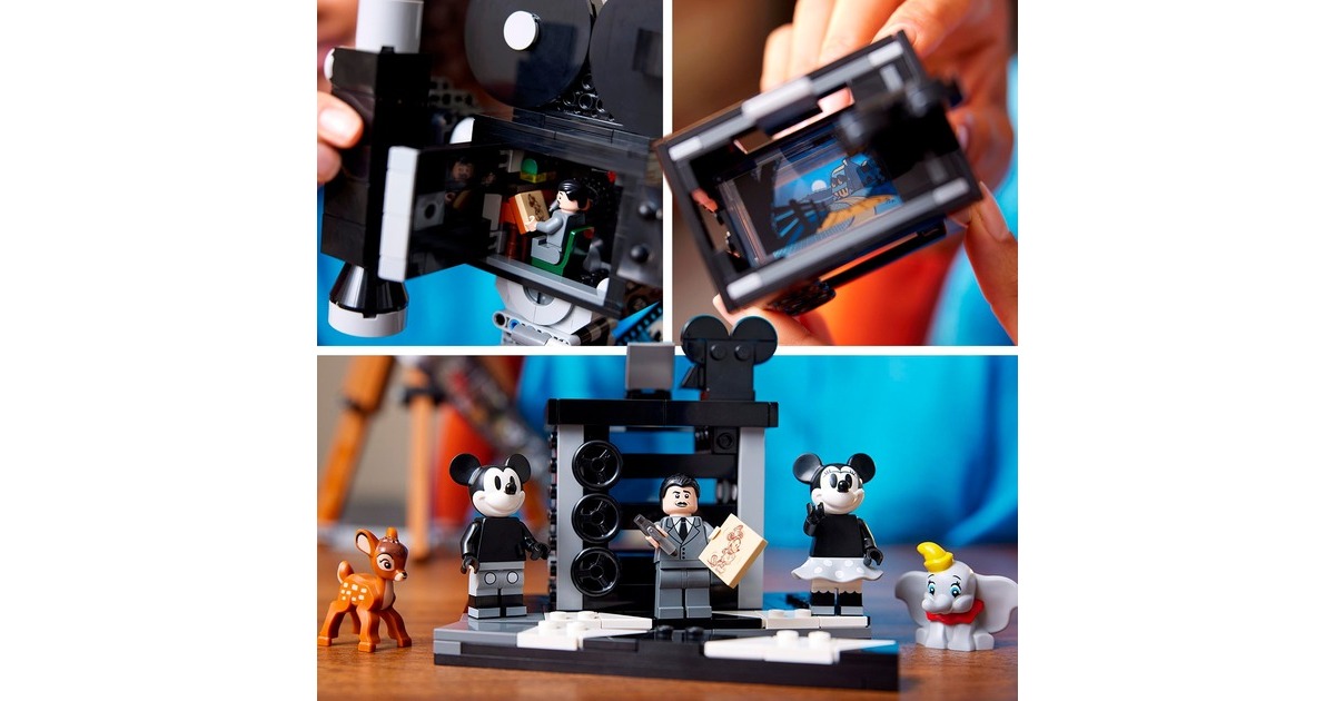 LEGO 43230 Disney Classic Kamera - Hommage an Walt Disney, Konstruktionsspielzeug