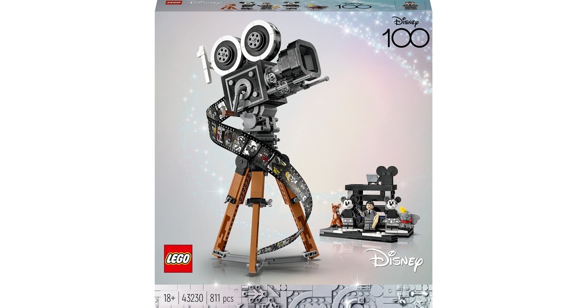 LEGO 43230 Disney Classic Kamera - Hommage an Walt Disney, Konstruktionsspielzeug