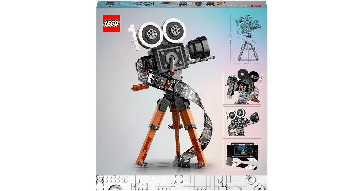 LEGO 43230 Disney Classic Kamera - Hommage an Walt Disney, Konstruktionsspielzeug