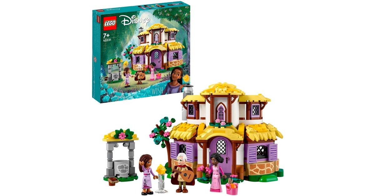 LEGO 43231 Disney Wish Ashas Häuschen, Konstruktionsspielzeug