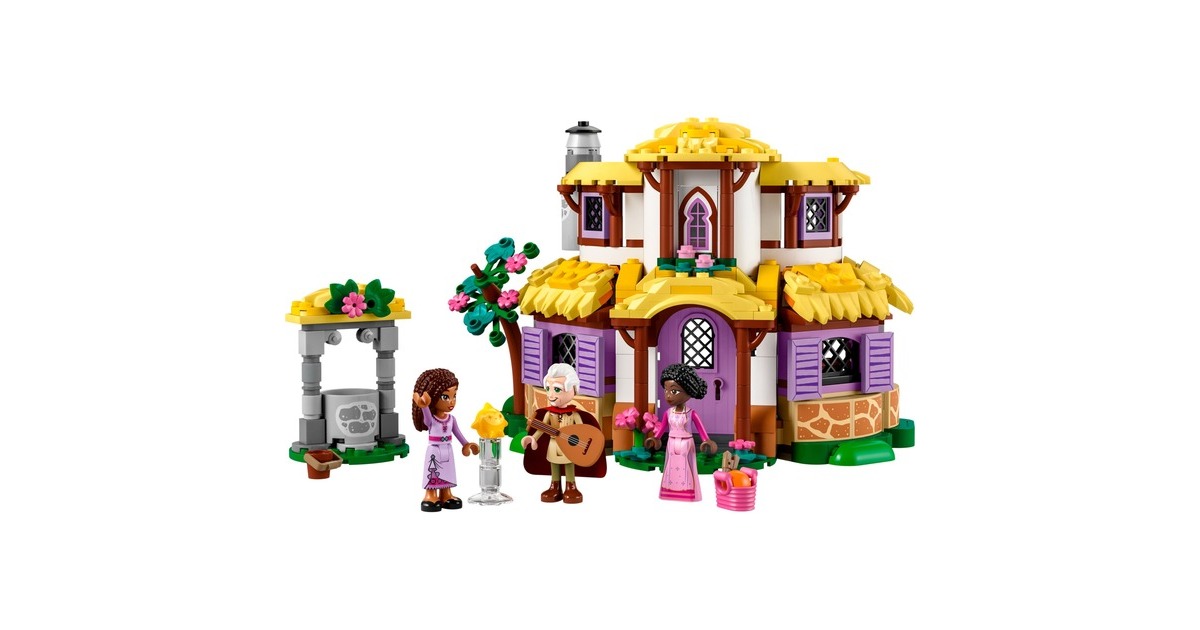 LEGO 43231 Disney Wish Ashas Häuschen, Konstruktionsspielzeug