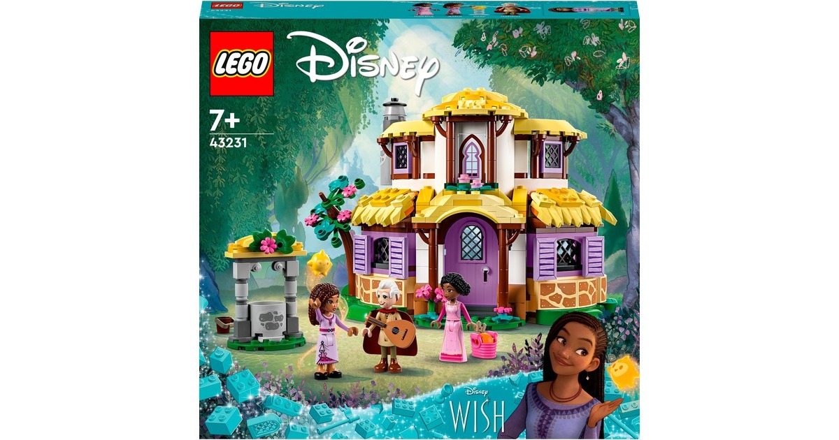 LEGO 43231 Disney Wish Ashas Häuschen, Konstruktionsspielzeug