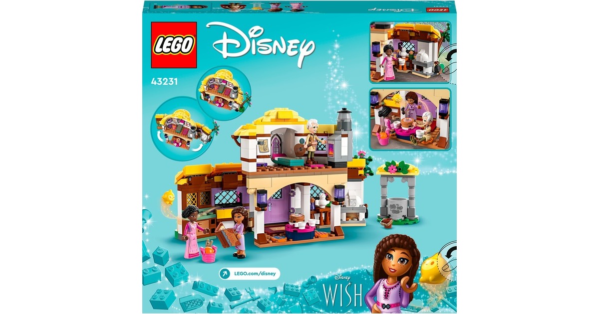 LEGO 43231 Disney Wish Ashas Häuschen, Konstruktionsspielzeug