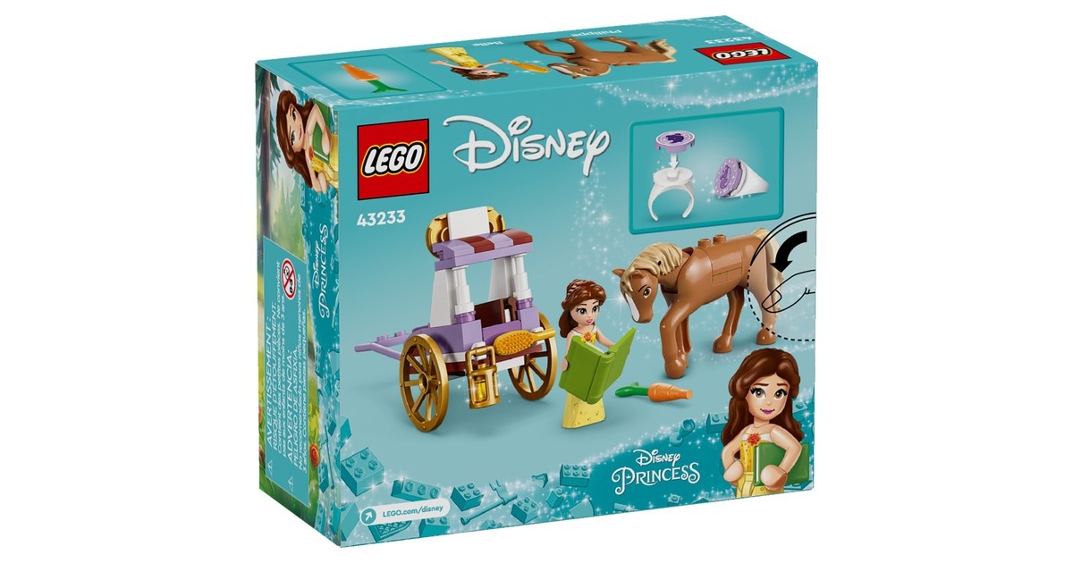 LEGO 43233 Disney Princess Belles Pferdekutsche, Konstruktionsspielzeug