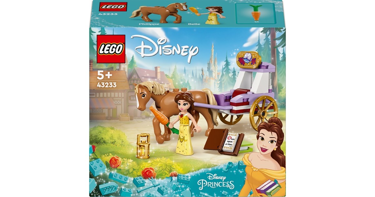 LEGO 43233 Disney Princess Belles Pferdekutsche, Konstruktionsspielzeug