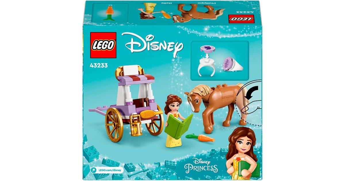 LEGO 43233 Disney Princess Belles Pferdekutsche, Konstruktionsspielzeug