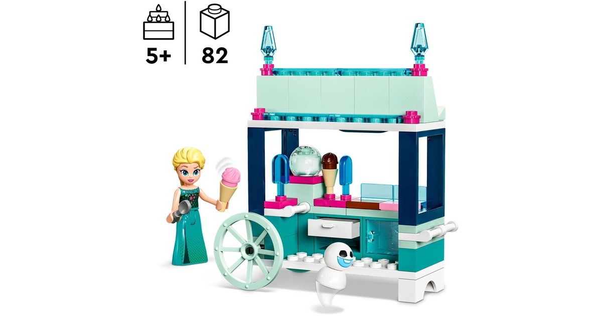 LEGO 43234 Disney Princess Elsas Eisstand, Konstruktionsspielzeug
