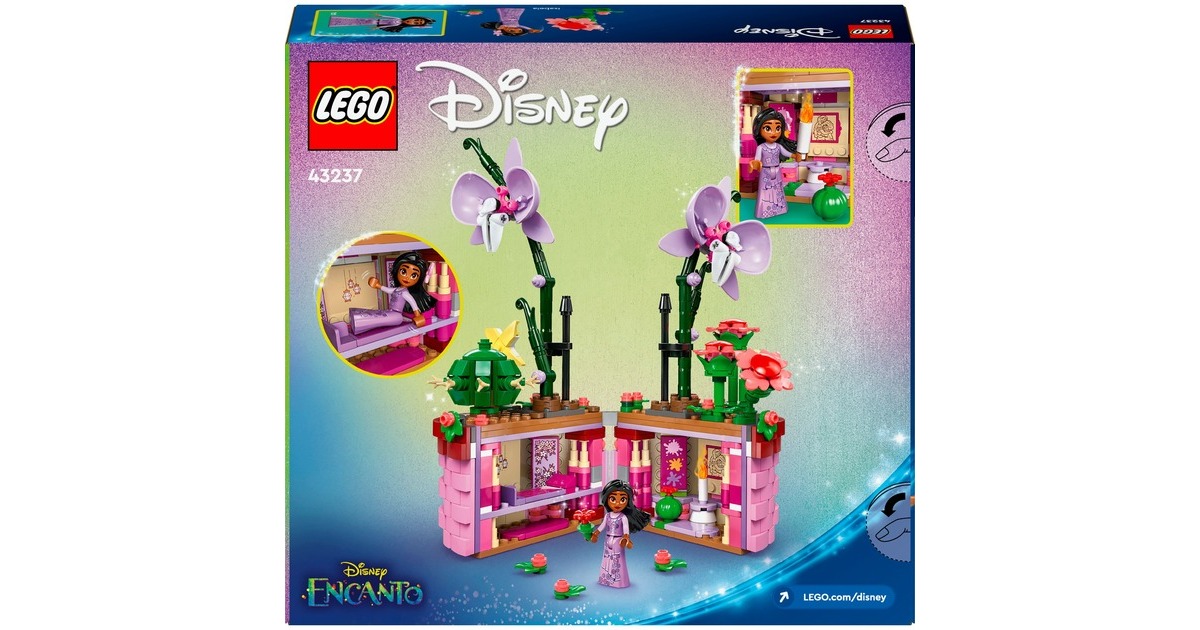 LEGO 43237 Disney Classic Isabelas Blumentopf, Konstruktionsspielzeug