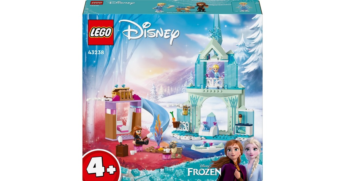 LEGO 43238 Disney Princess Elsas Eispalast, Konstruktionsspielzeug