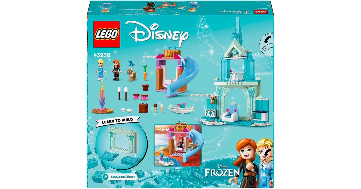 LEGO 43238 Disney Princess Elsas Eispalast, Konstruktionsspielzeug