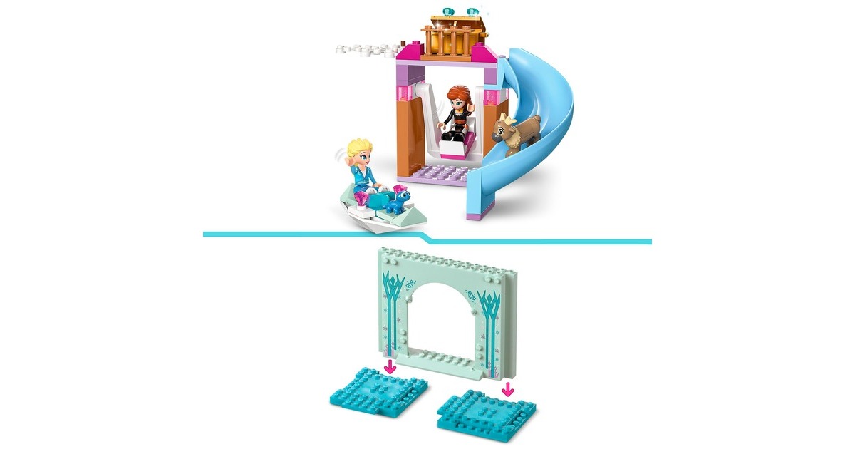 LEGO 43238 Disney Princess Elsas Eispalast, Konstruktionsspielzeug