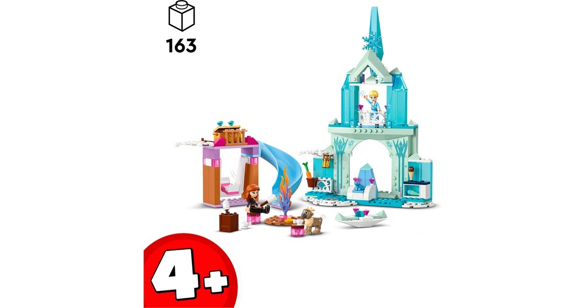 LEGO 43238 Disney Princess Elsas Eispalast, Konstruktionsspielzeug