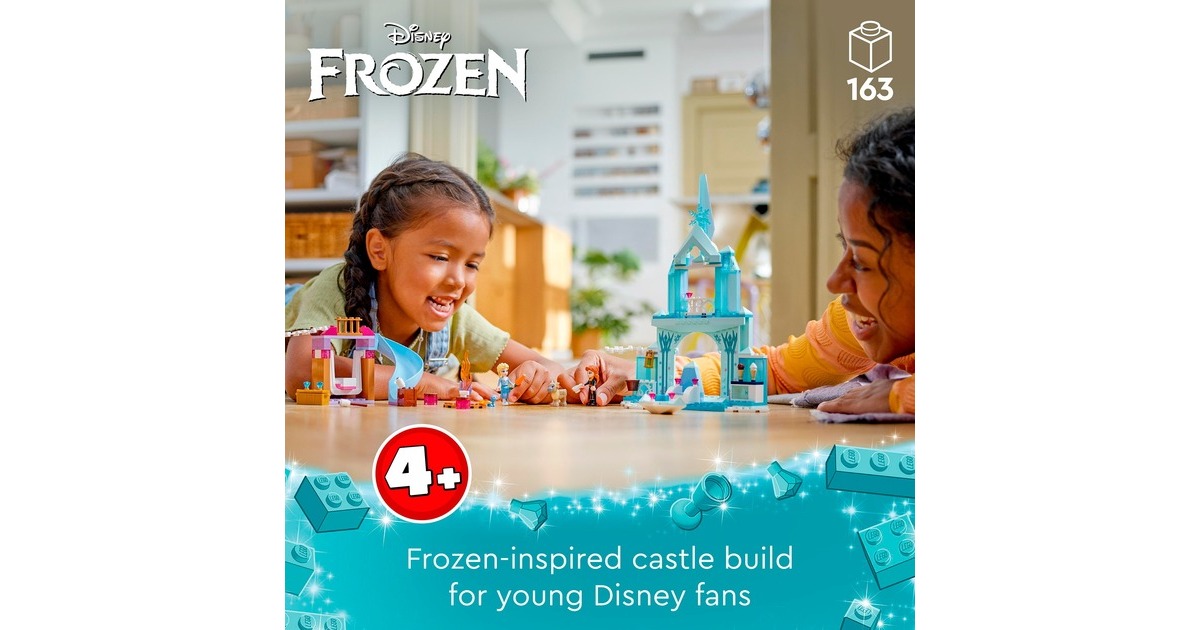 LEGO 43238 Disney Princess Elsas Eispalast, Konstruktionsspielzeug