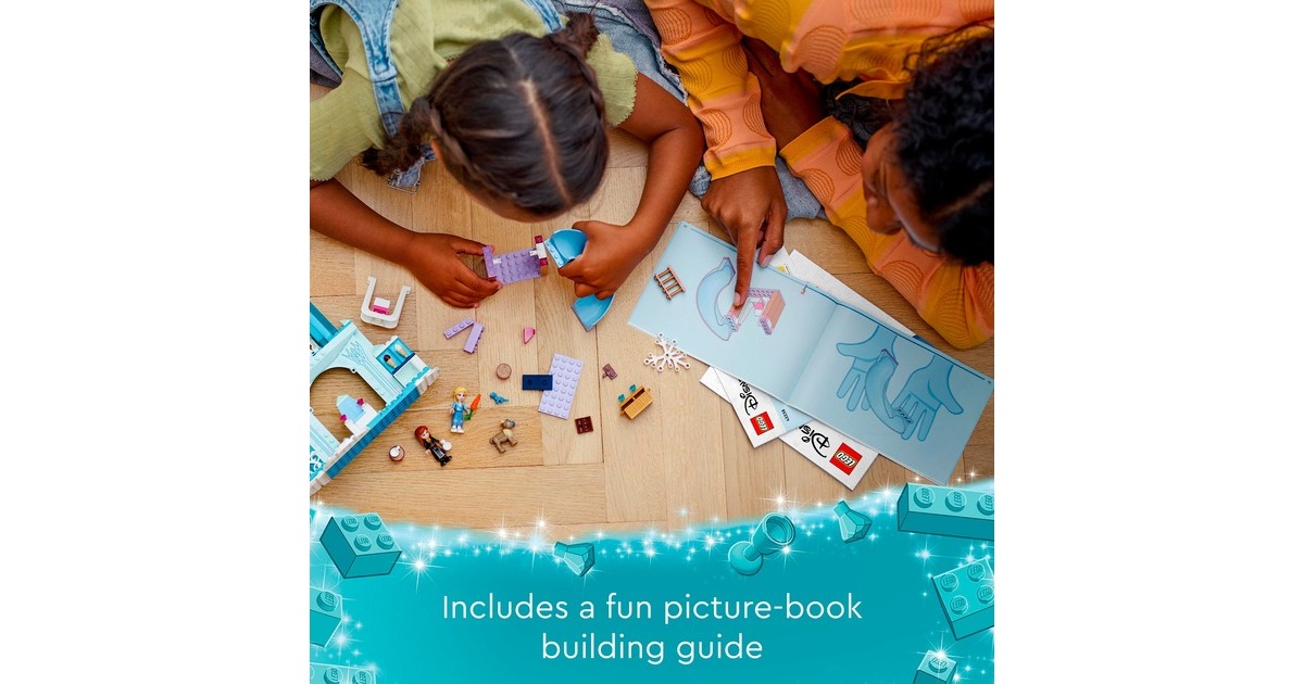 LEGO 43238 Disney Princess Elsas Eispalast, Konstruktionsspielzeug