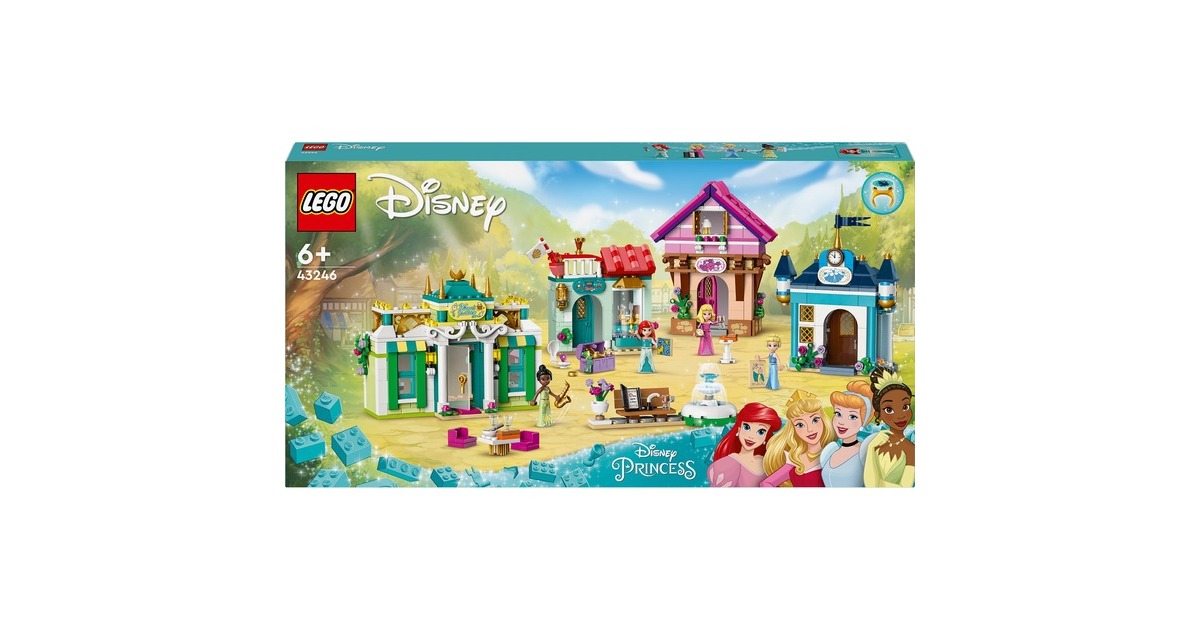 LEGO 43246 Disney Princess Disney Prinzessinnen Abenteuermarkt, Konstruktionsspielzeug